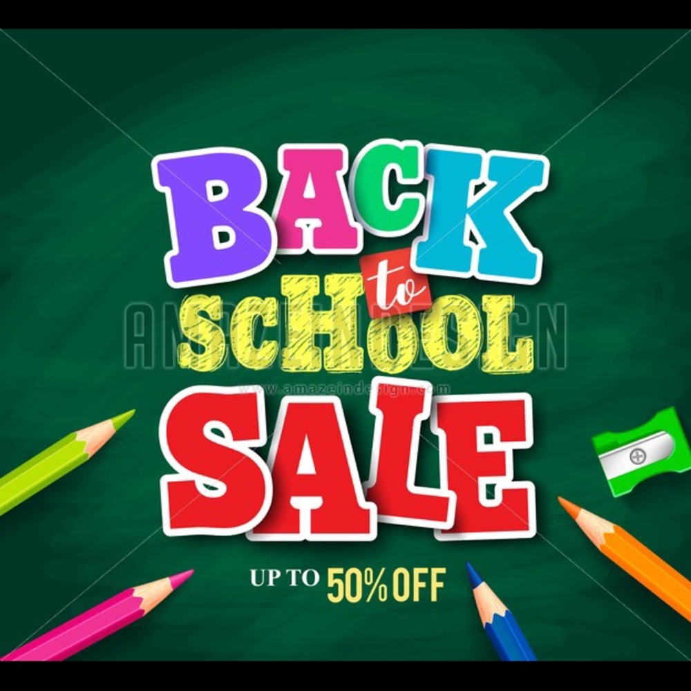 Back to school sale